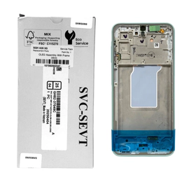 MODULO SAMSUNG A26 CON MARCO - SERVICE PACK 100% ORIGINAL - CELESTE