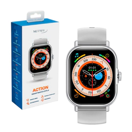 RELOJ SMARTWATCH NETMAK ACTION GRIS