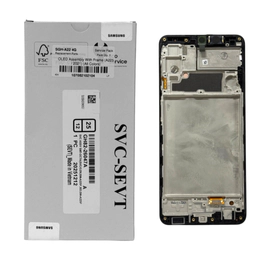 MODULO SAMSUNG A22 4G CON MARCO - SERVICE PACK 100% ORIGINAL