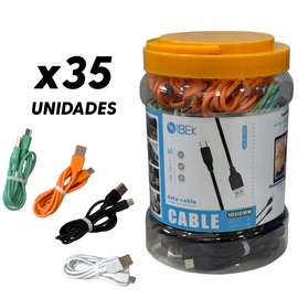 CABLE TIPO C 1 METRO 6A - FRASCO X 35 UNIDADES - IBEK 2611