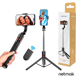 TRIPODE PALO SELFIE BLUETOOTH NETMAK - 1,70 METROS