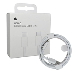 CABLE TIPO C A TIPO C 60W TIPO ORIGINAL CAJA BLANCA