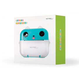 MINI CAMARA INSTANTANEA NETMAK AZUL / ROSA