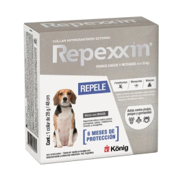 Repexxin Collar Antiparasitario Externo Perros Chicos y Medianos (4 a 25 kg)