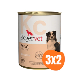 Lata Sieger Vet Renal Perro Pack X 3 Unidades