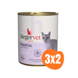 Lata Sieger Vet Hepatic Gato Pack X 3 Unidades