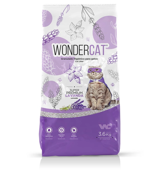 Piedras Sanitarias Wondercat Lavanda x 3.6Kg