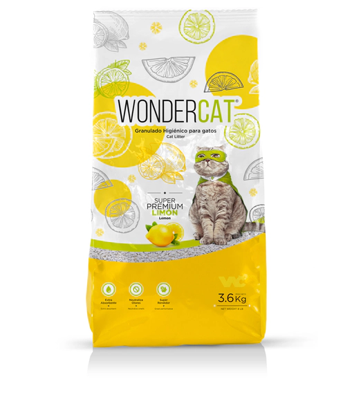 Piedras Sanitarias Wondercat Limon x 3.6Kg