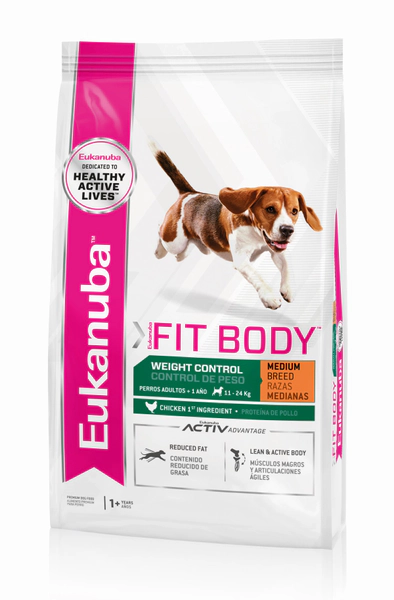 Eukanuba Perro Control De Peso Fit Body Mediano