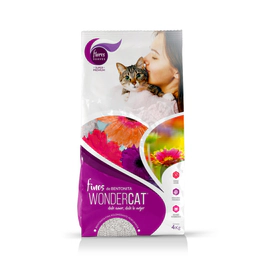 Piedras Wondercat Bentonita Aglomerante Flores Suaves x 4Kg
