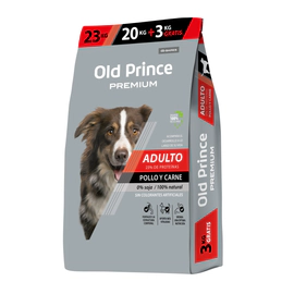 Old Prince Premium Perro Adulto x 20Kg + 3Kg