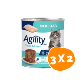 Combo Lata Agility Gato Adulto Merluza