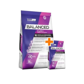 Balanced Perro Puppy Mediano x 20Kg + 3Kg Gratis