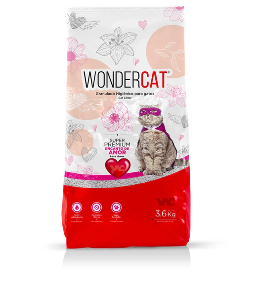 Piedras Sanitarias Wondercat Amor x 3.6Kg