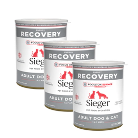 Pack Lata Sieger Recovery de 3 unid x 340gr