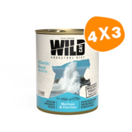 Combo Lata Wild Gato Merluza y Corvina 340gr