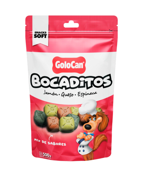 Golocan Jamon Queso y Espinaca x 500gr.
