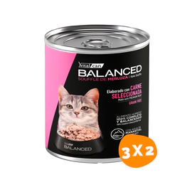 Combo Lata Balanced Soufflé Merluza Gato Cachorro