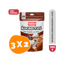 Combo Golocan Bocaditos Sabor Chocolate con Leche