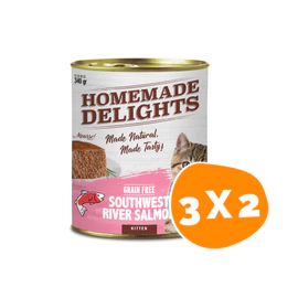 Combo Lata Homemade Delights Kitten Salmon