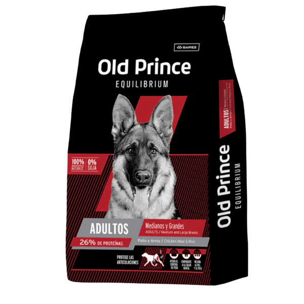 Old Prince Perro Equilibrium Adulto Mediano y Grande