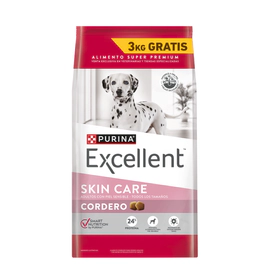 Excellent Perro Cordero Skin Care x 15 + 3Kg Gratis