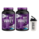 Whey Xtrenght Best Protein 2 Lb X 2 Unidades + Vaso Sabor Vainilla