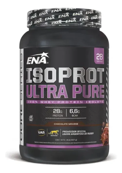 Proteína Ena Isoprot 100% Isolate Sabor Chocolate 2 Lb