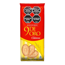 Bizcochito 9 De Oro Clasicos Galletitas 200g Bizcocho Snack