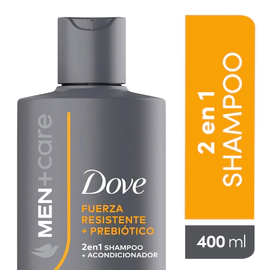 Shampoo Dove Men Care Fuerza Extrema 2 En 1 400 Ml