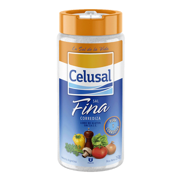Sal Fina Celusal Salero 250g Sin Tacc Libre Gluten Corrediza