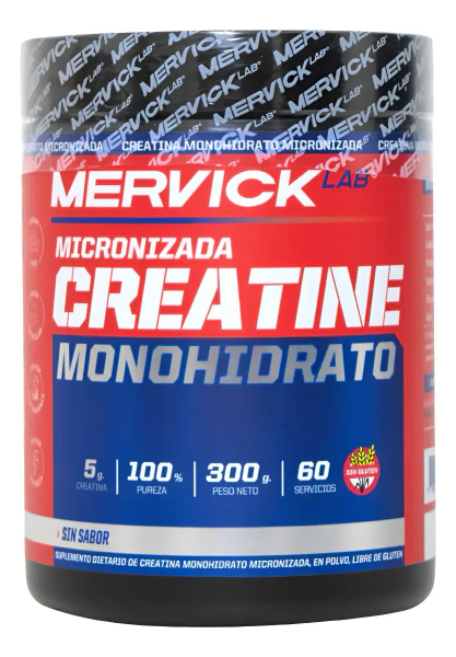 Creatina Monohidratada Mervick Lab 300 Gr