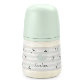 Suavinex Biberón Premium 150ml Birdies Color Verde