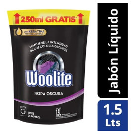 Woolite Jabón Líquido Ropa Oscura Repuesto 1.5 Litros