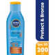 Protector Solar Nivea Sun Protect & Bronze Fps30 X 200ml