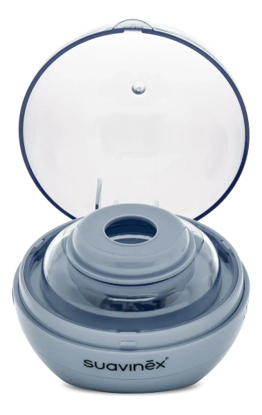 Suavinex Esterilizador de Chupete Rápido y Portátil Azul