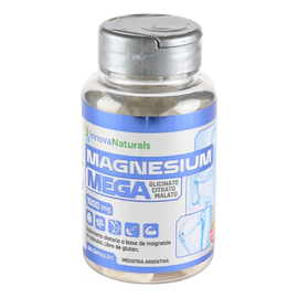 Magnesium Mega 1000mg X 60 Capsulas Sin Sabor