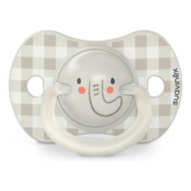 Suavinex Pack X2 Chupetes 6-18 Meses Día y Noche de Elefante