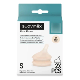 Suavinex Tetinas Recambio Mamaderas Zero Zero Talle S X2 Un
