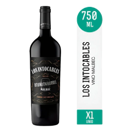 Vino Los Intocables Black Malbec 750ml Tinto