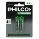 Pilas Recargables Aa Philco 2000mah Blister 2 Un