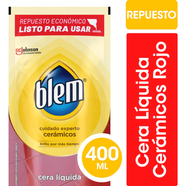 Cera Para Pisos Blem Rojo 400ml