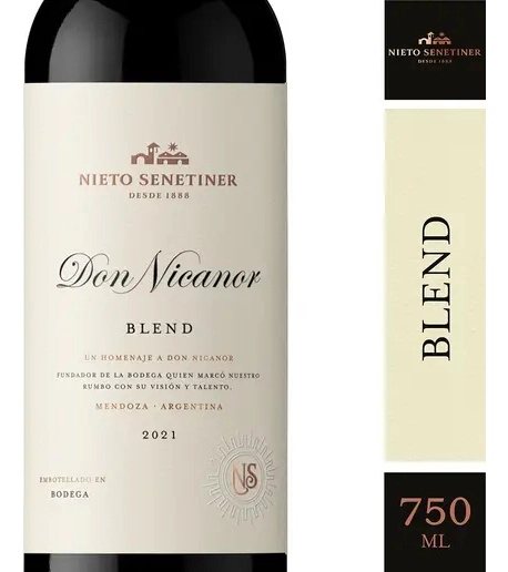 Vino Tinto Don Nicanor Blend en Botella 750ml