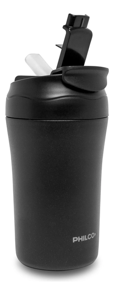 Vaso Térmico Philco 420ml De Acero Inoxidable Con Tapa