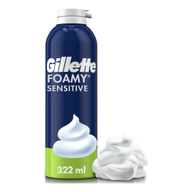 Gillette Espuma De Afeitar Foamy Sensitive 312g