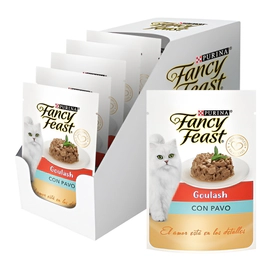 Pack X15 Alimento Húmedo Fancy Feast® Goulash Con Pavo 85g