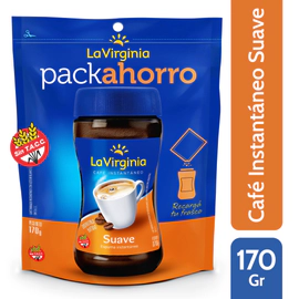 Café Instantáneo La Virginia Suave Doypack 170 Gr