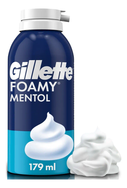 Espuma Afeitar Gillette Foamy Mentol 179ml