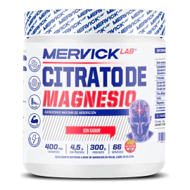 Mervick Citrato De Magnesio Suplemento Sin Sabor 300 Gr