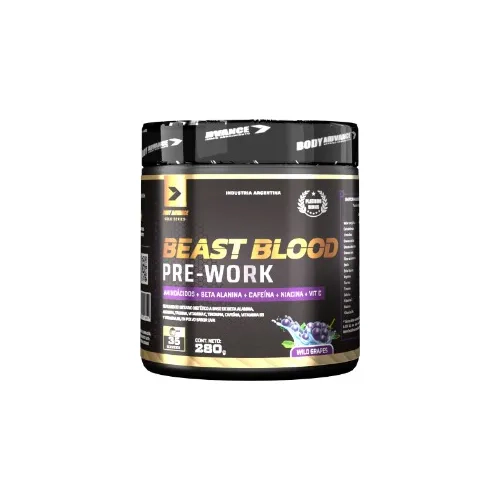 Beast Blood Pre Work 280g - Body Advance